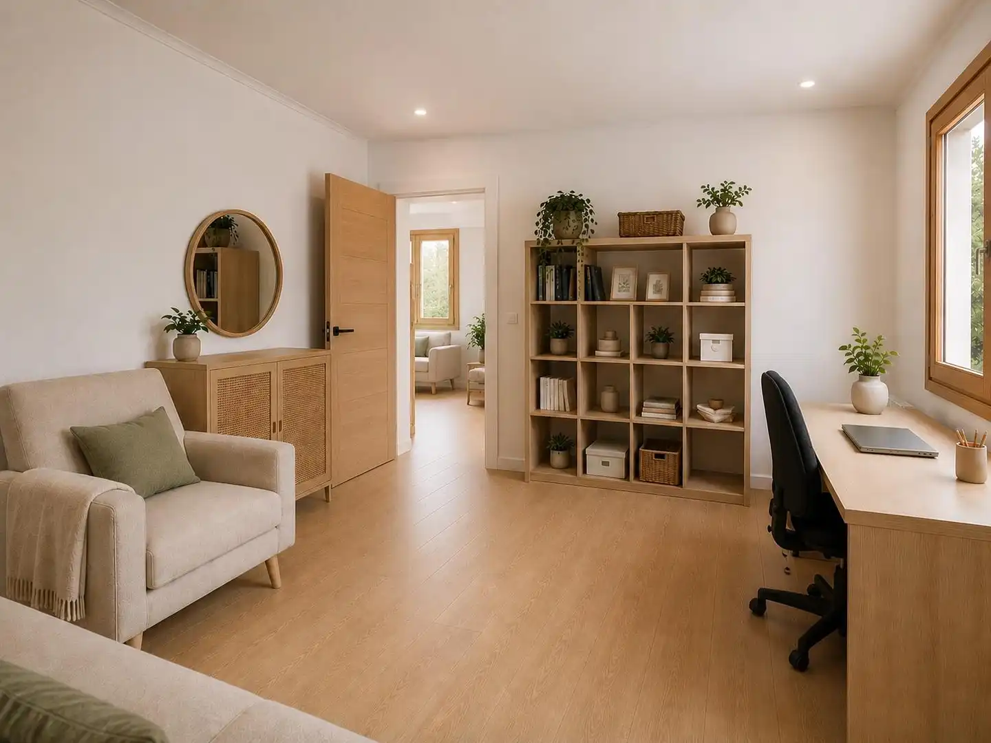 Sala d'estar de Casa o xalet en venda en Llambilles amb Aire condicionat, Calefacció i Jardí privat