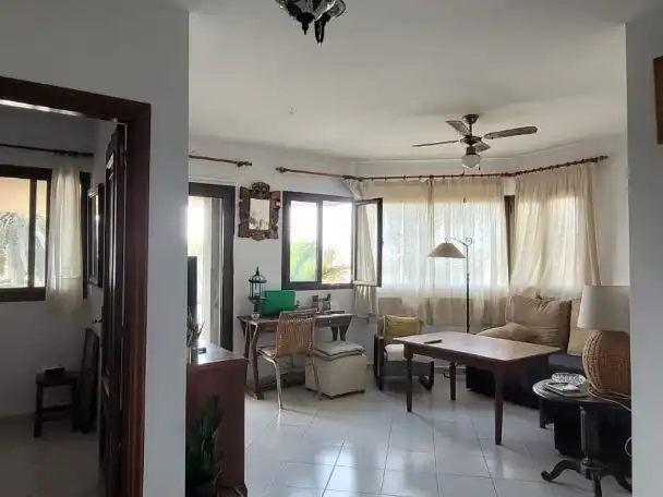 Sala de estar de Piso en venta en La Oliva con Terraza y Balcón