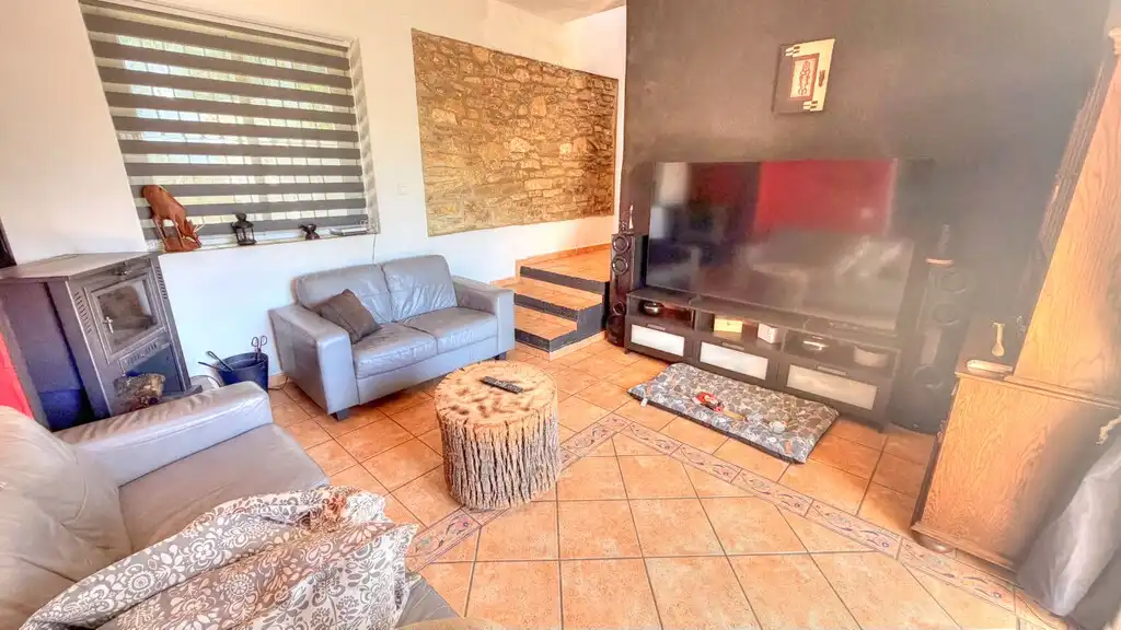 Sala d'estar de Finca rústica en venda en Periana amb Terrassa, Traster i Piscina