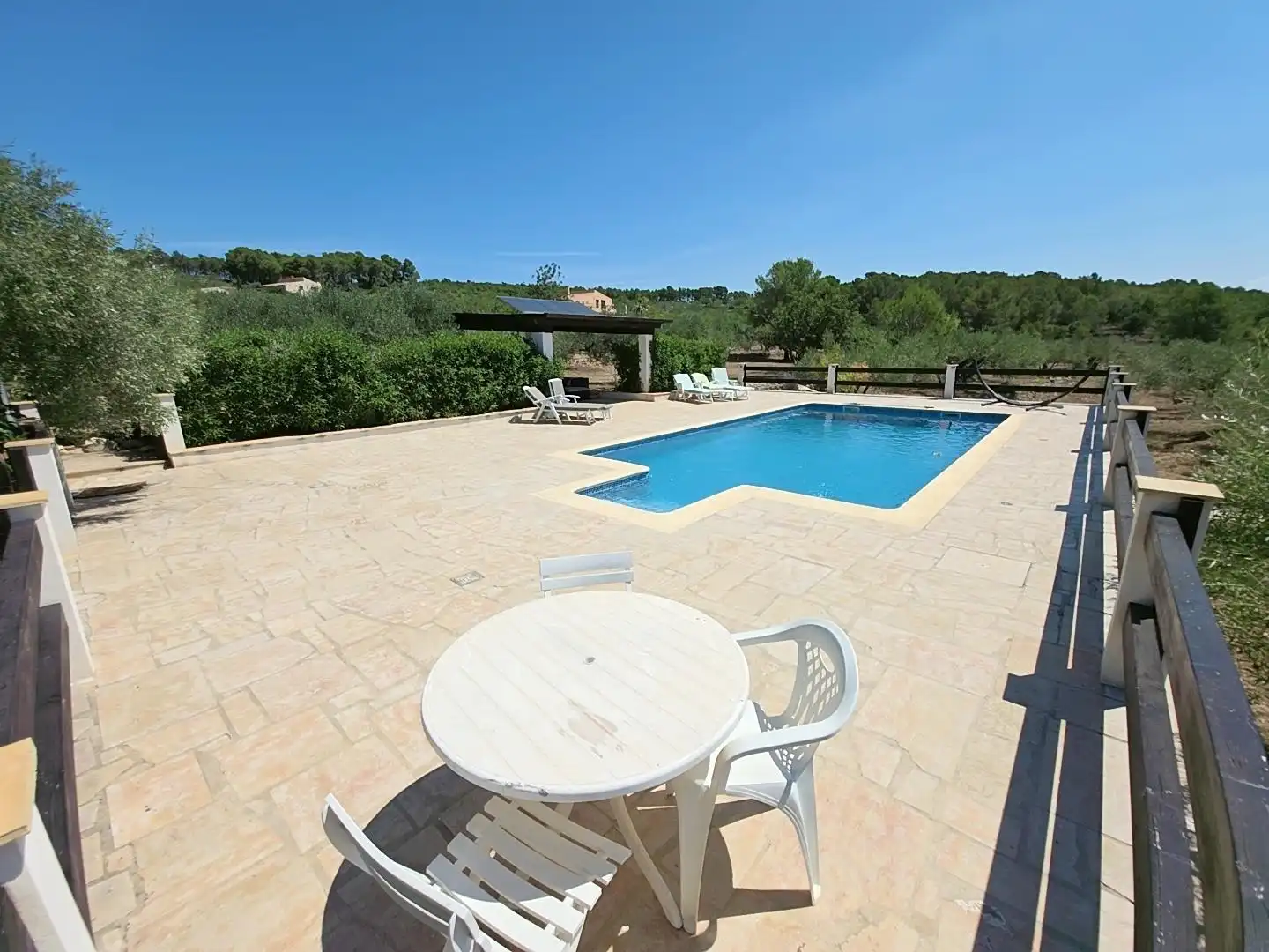 Schwimmbecken von Country house zum Verkauf in L'Ametlla de Mar  mit Privatgarten, Terrasse und Schwimmbad