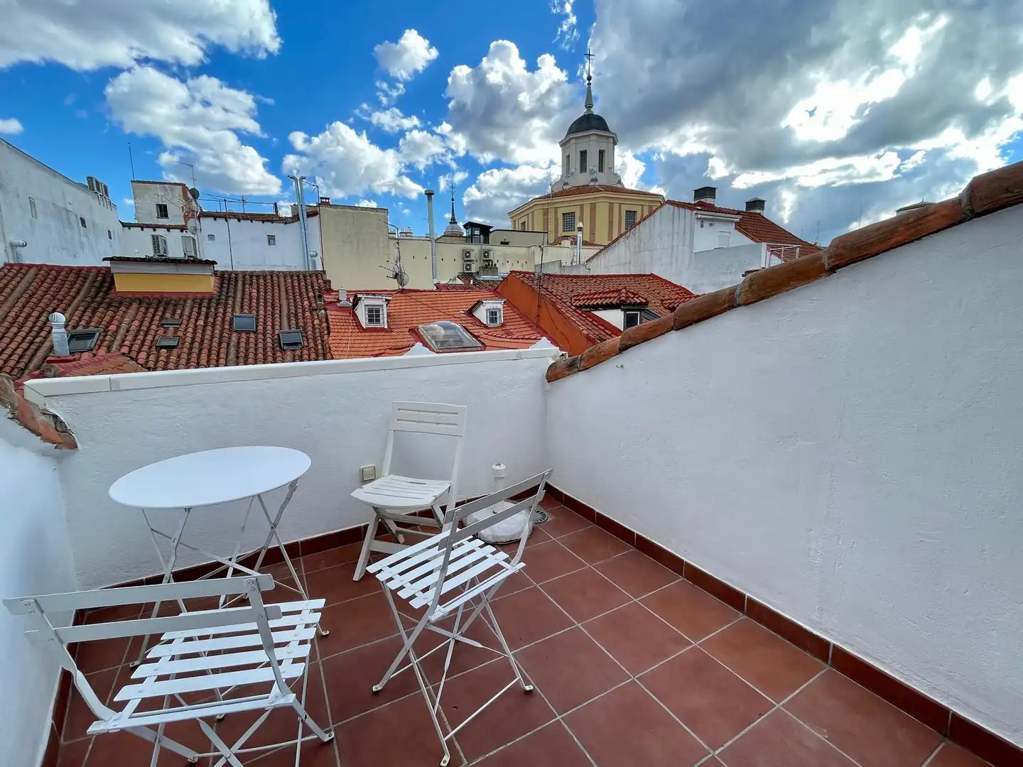 Terraza de Ático de alquiler en Madrid con Aire acondicionado, Calefacción y Terraza
