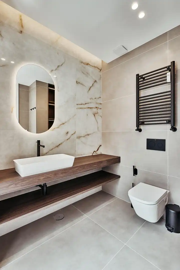 Bany de Apartament en venda en Madrid amb Calefacció, Terrassa i Moblat