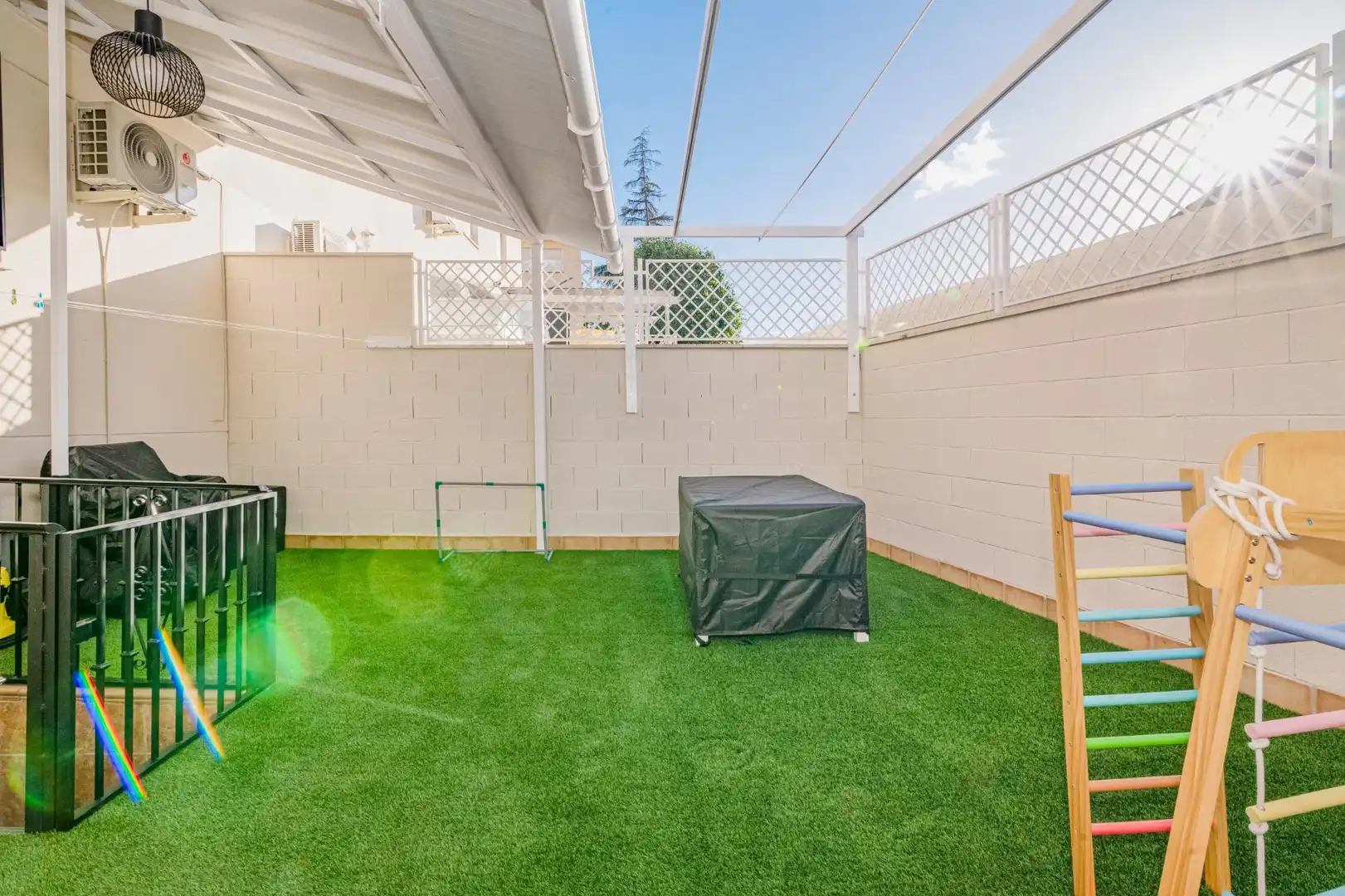 Terraza de Casa adosada en venta en Armilla con Aire acondicionado, Calefacción y Jardín privado