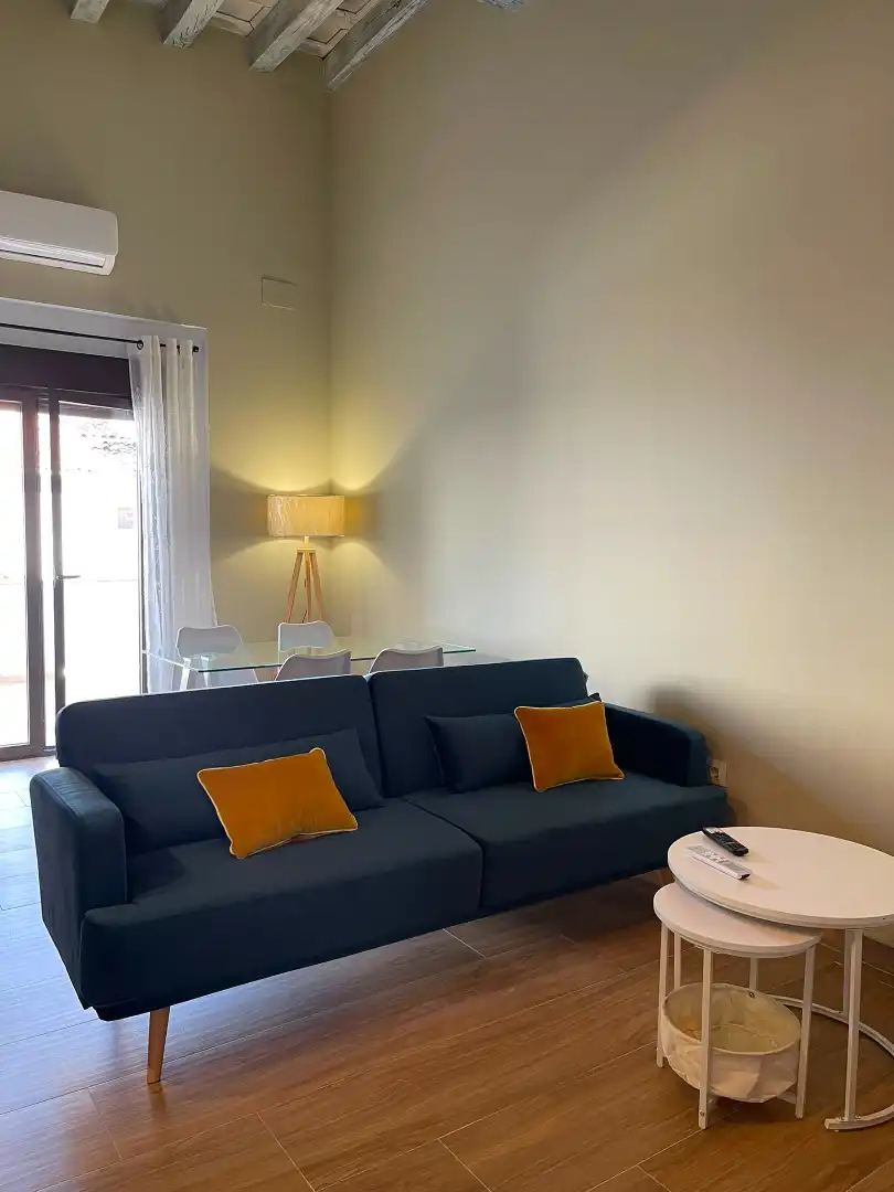 Wohnzimmer von Wohnung zur Miete in Plasencia mit Klimaanlage, Heizung und Terrasse