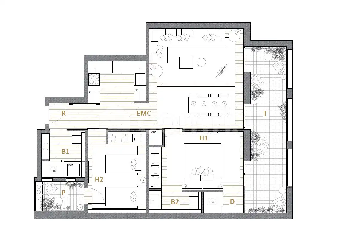 Appartamento con terrazza in vendita a Roger de Lluria, imagen 11
