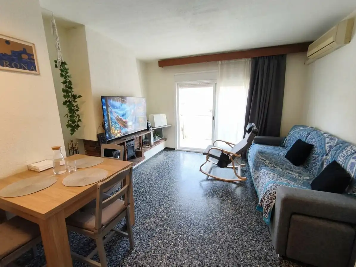 Sala d'estar de Àtic en venda en Centre
