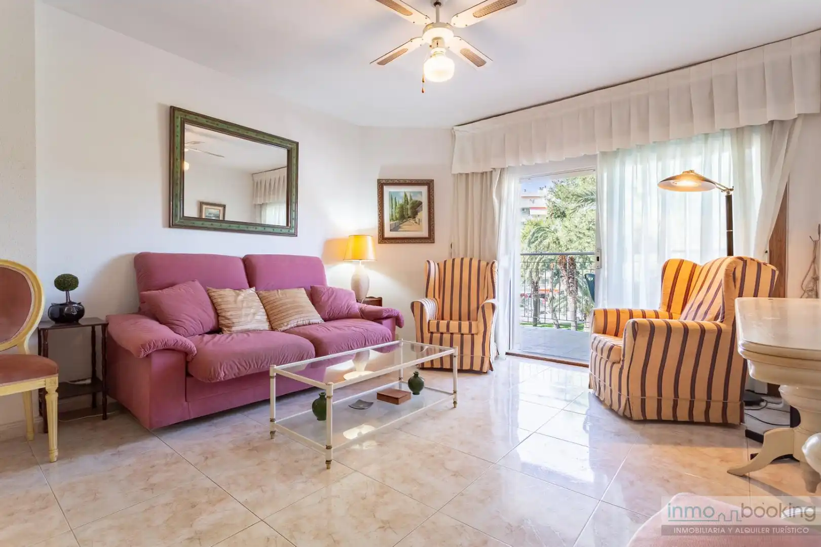 Wohnzimmer von Wohnungen zum Verkauf in Salou mit Klimaanlage, Heizung und Terrasse