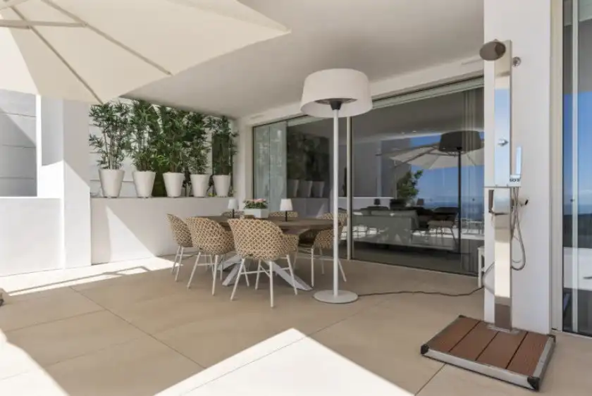 Terraza de Apartamento en venta en Marbella con Aire acondicionado, Terraza y Piscina