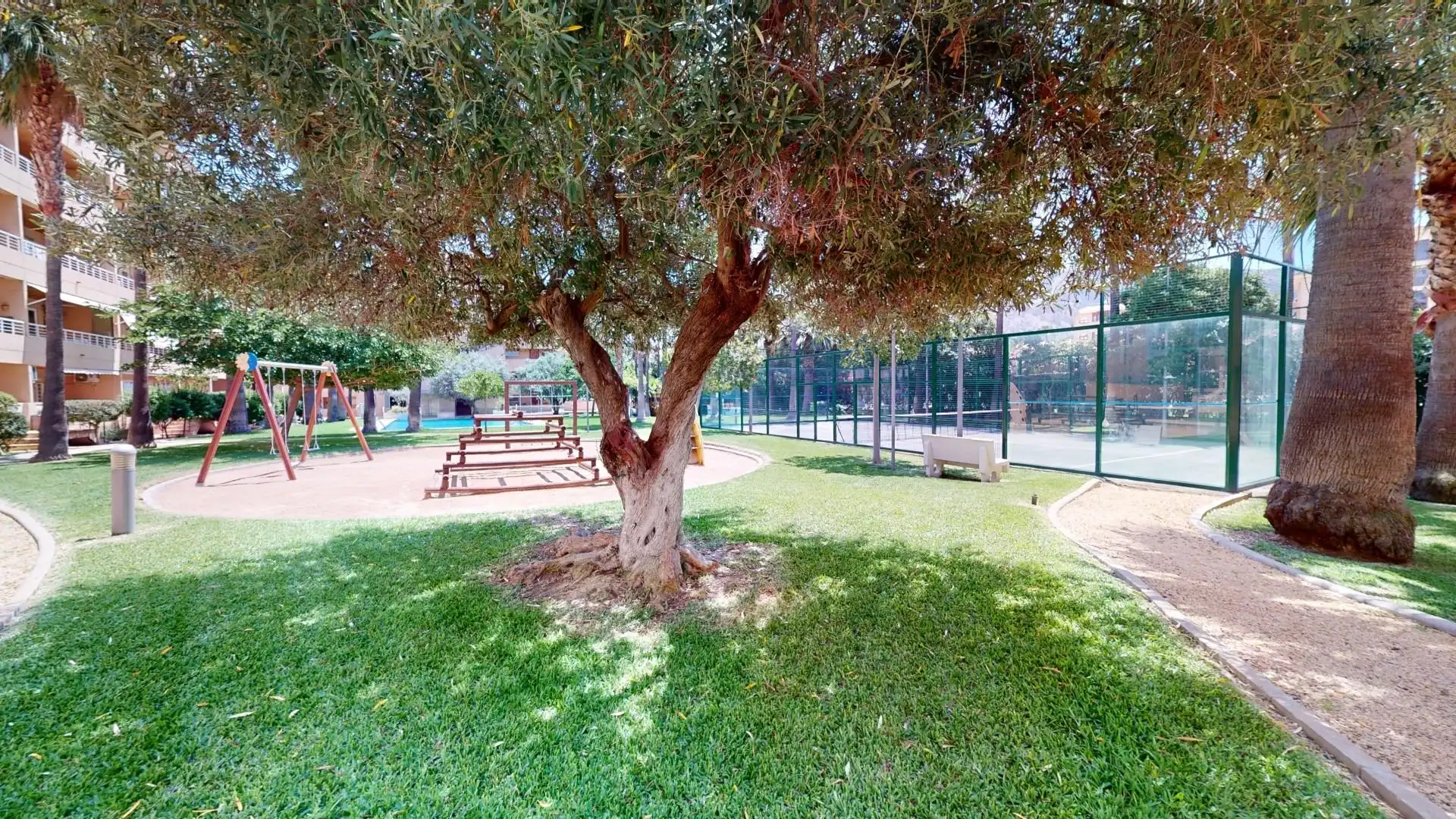 Garten von Wohnungen zum Verkauf in L'Alfàs del Pi mit Klimaanlage, Privatgarten und Terrasse
