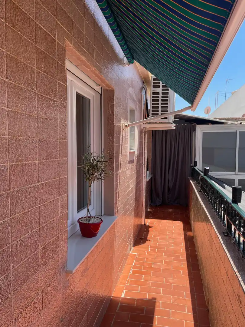 Balcony of Flat for rent in San Pedro del Pinatar  with Air Conditioner, Heating and Furnished