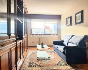 Living room of Flat for sale in A Coruña Capital   with Heating, Storage room and Furnished