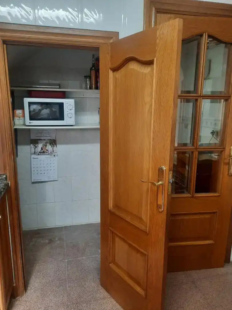 Cuina de Casa adosada en venda en Corella amb Jardí privat, Traster i Forn