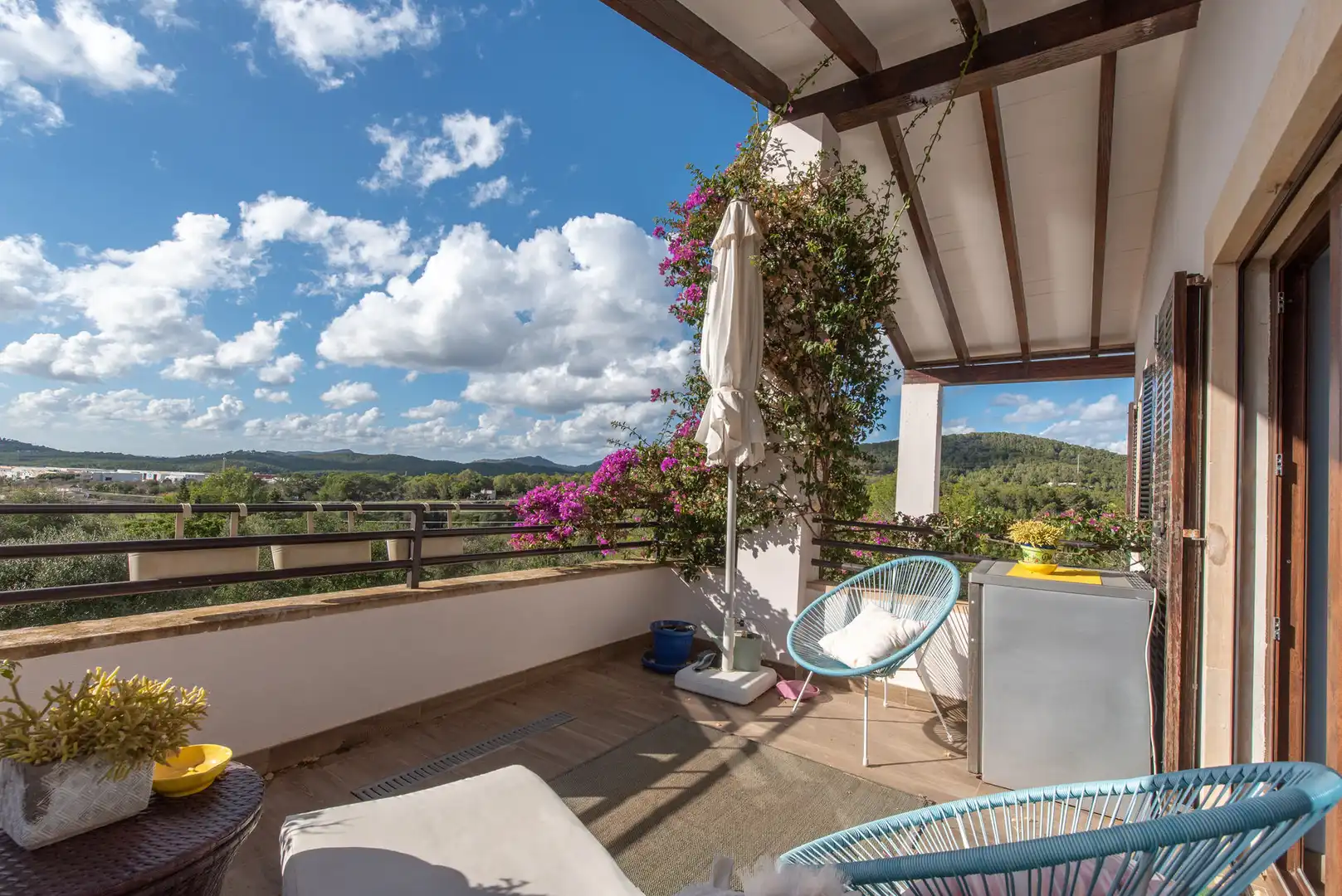 Terrasse von Country house zum Verkauf in Calvià mit Klimaanlage, Heizung und Terrasse