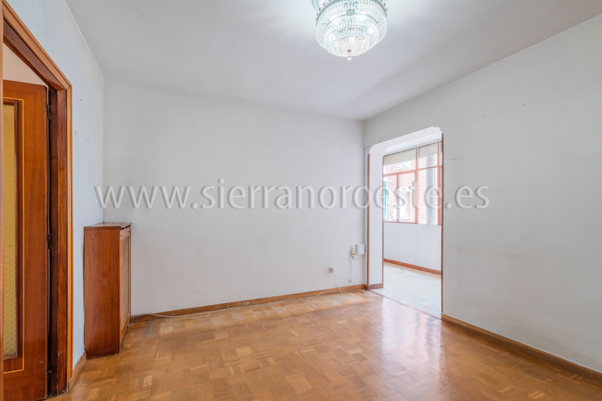 Bedroom of Flat for sale in  Madrid Capital  with Heating, Parquet flooring and Terrace