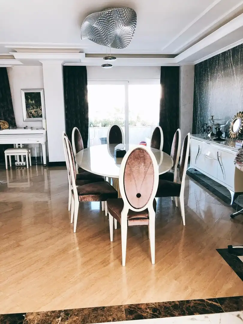 Dining room of Duplexes for rent in Marbella  with Air Conditioner, Terrace and Swimming Pool