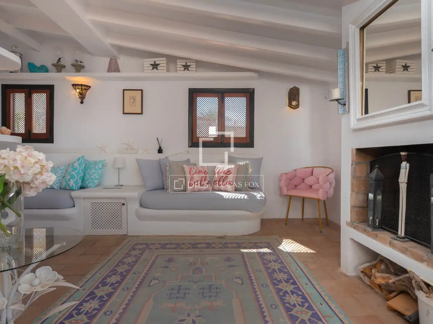Sala de estar de Piso en venta en Eivissa con Aire acondicionado, Terraza y Amueblado