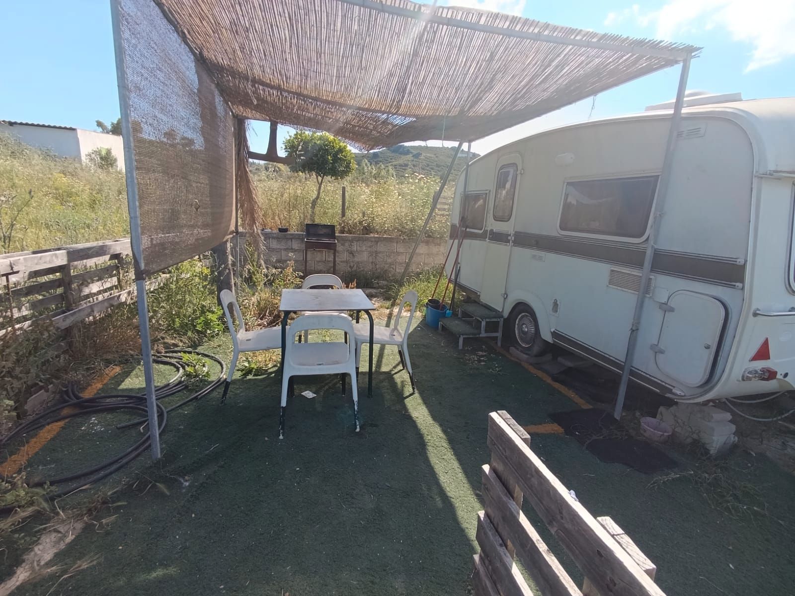 Jardí de Finca rústica de lloguer en Coín amb Moblat i Es permeten mascotes