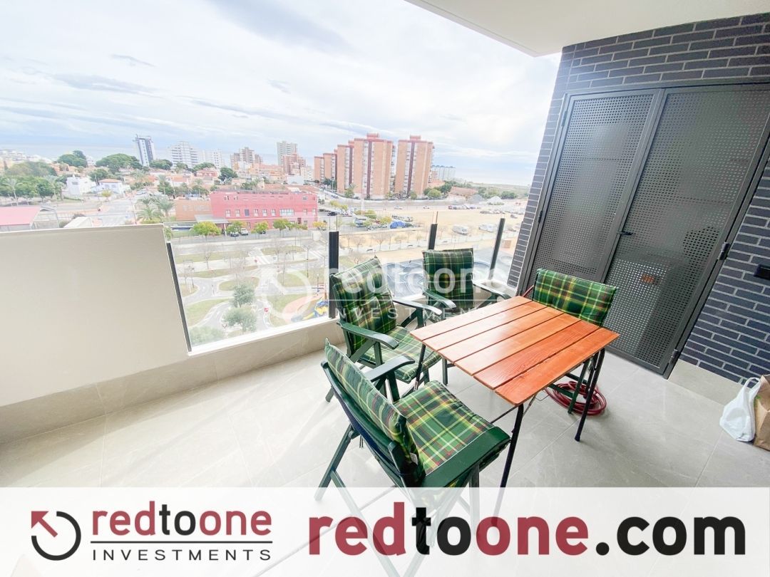 Terrace of Flat to rent in El Campello  with Heating, Private garden and Terrace