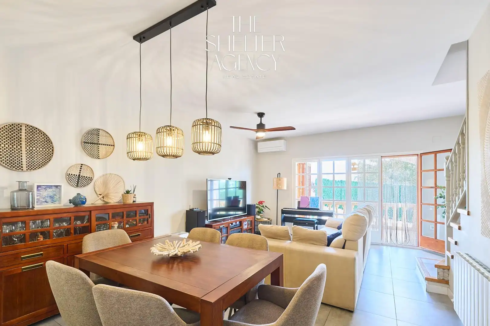 Comedor de Casa adosada en venta en Sant Pere de Ribes con Aire acondicionado, Calefacción y Terraza