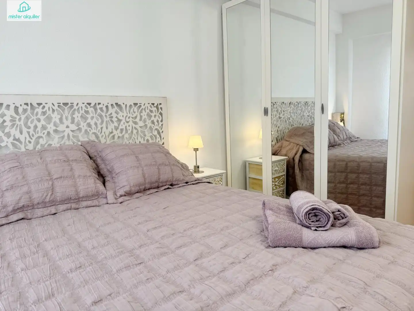 Bedroom of Apartments for rent in El Campello  with Air Conditioner, Terrace and Furnished