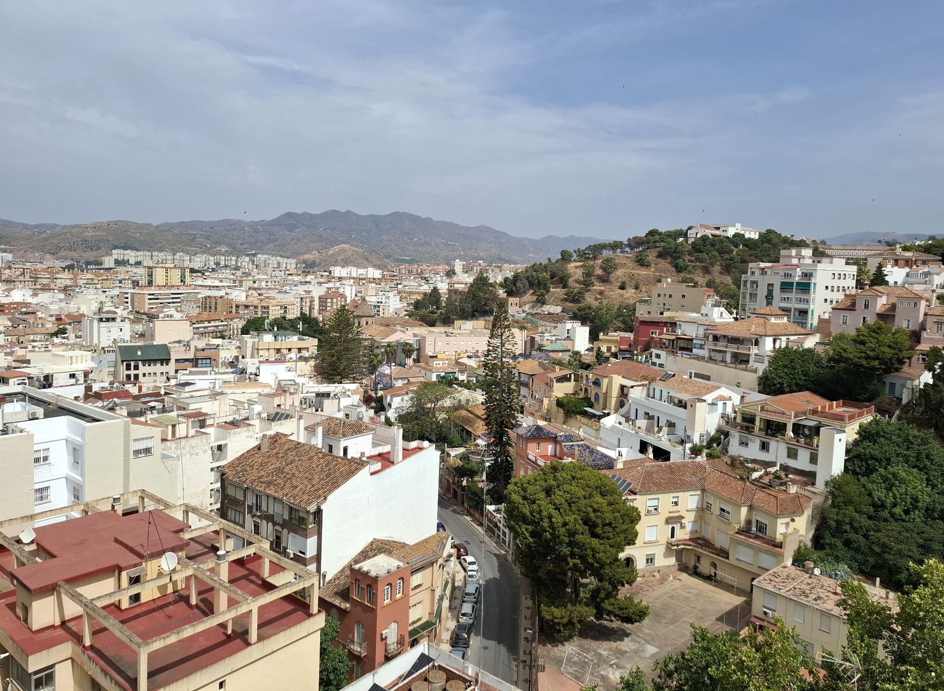 Vista exterior de Pis en venda en Málaga Capital amb Aire condicionat, Terrassa i Forn