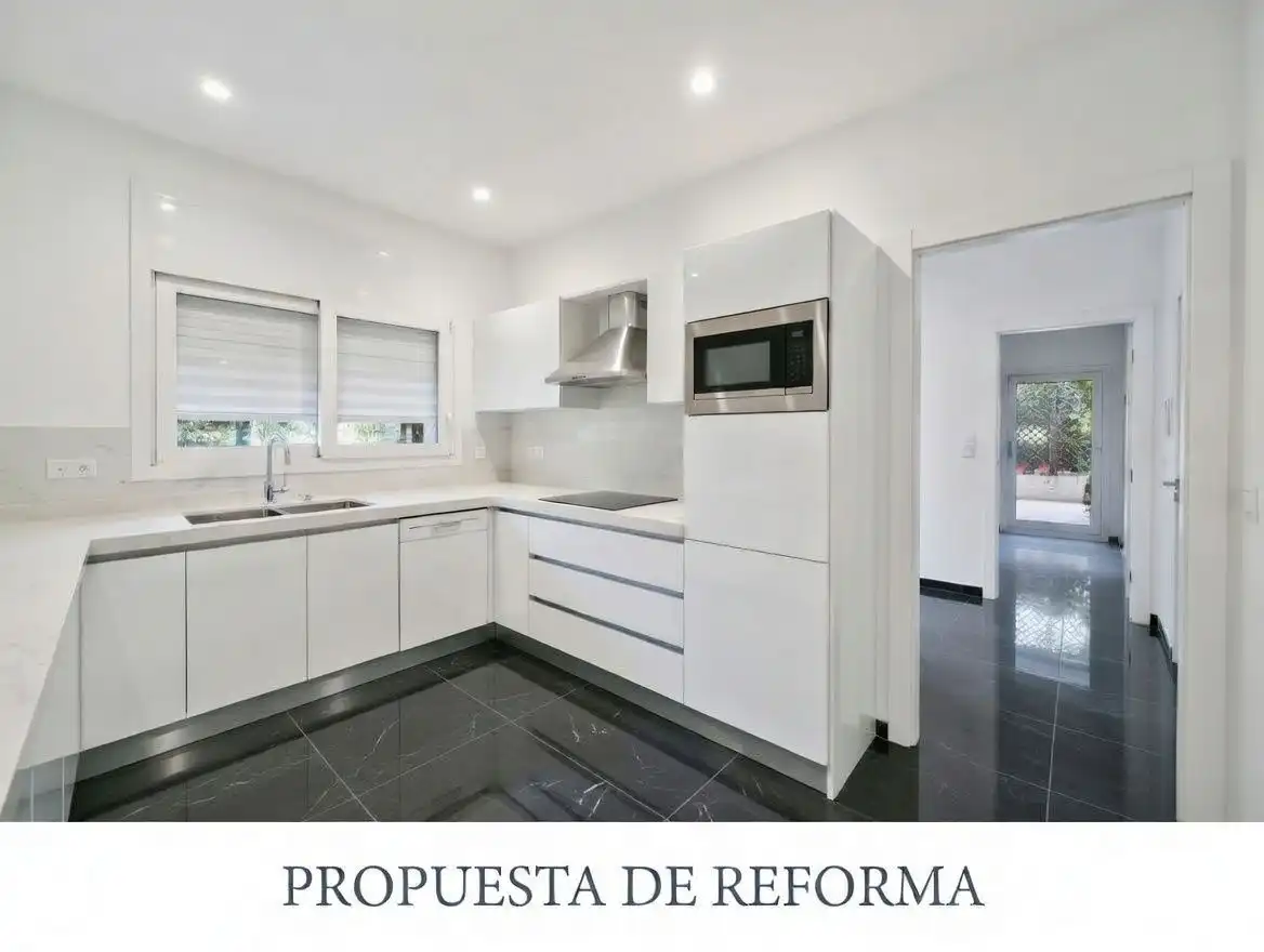 Cocina de Casa o chalet en venta en Sant Cugat Sesgarrigues con Calefacción, Terraza y Amueblado