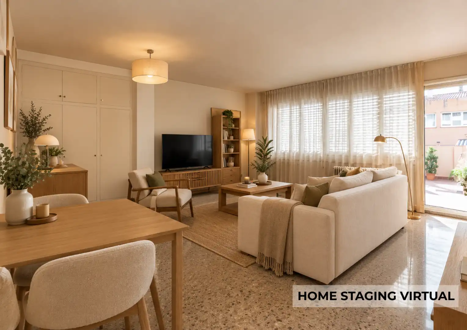 Sala de estar de Piso en venta en Centre
