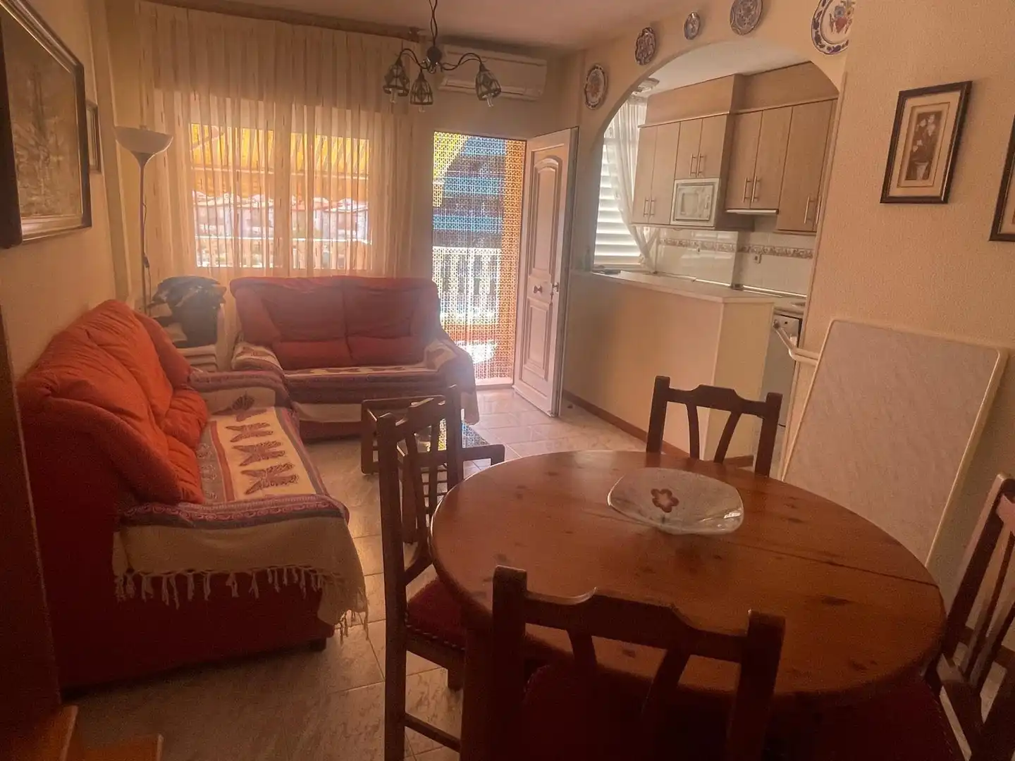 Sala de estar de Dúplex de alquiler en La Manga del Mar Menor