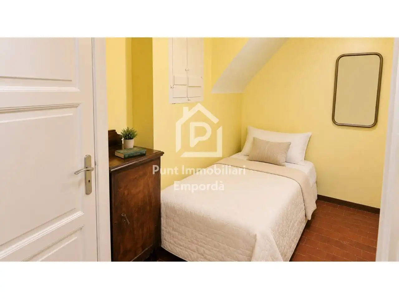 Schlafzimmer von Wohnung zum Verkauf in Figueres mit Heizung, Terrasse und Balkon