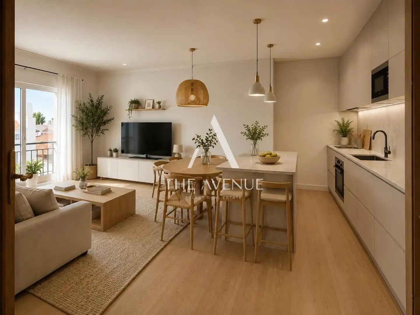 Wohnzimmer von Wohnung zum Verkauf in Madrid mit Klimaanlage und Heizung