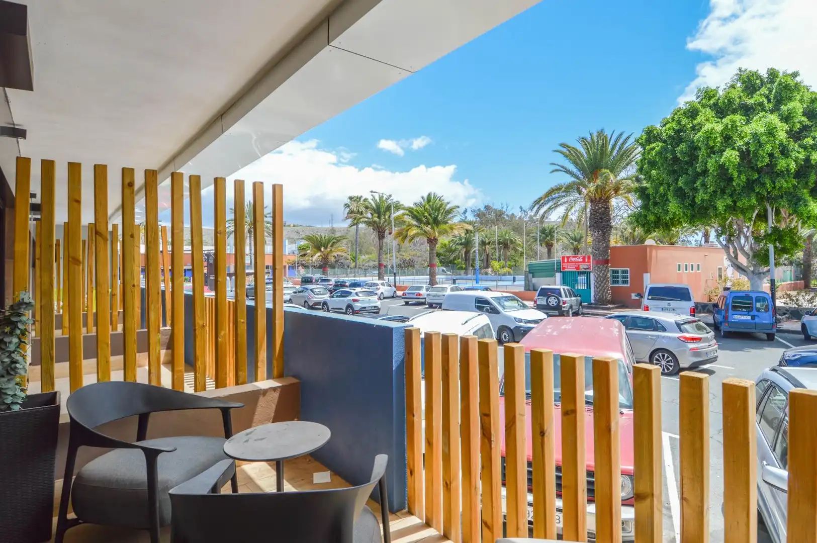 Terrasse von Wohnungen zur Miete in Mogán mit Klimaanlage, Terrasse und Möbliert