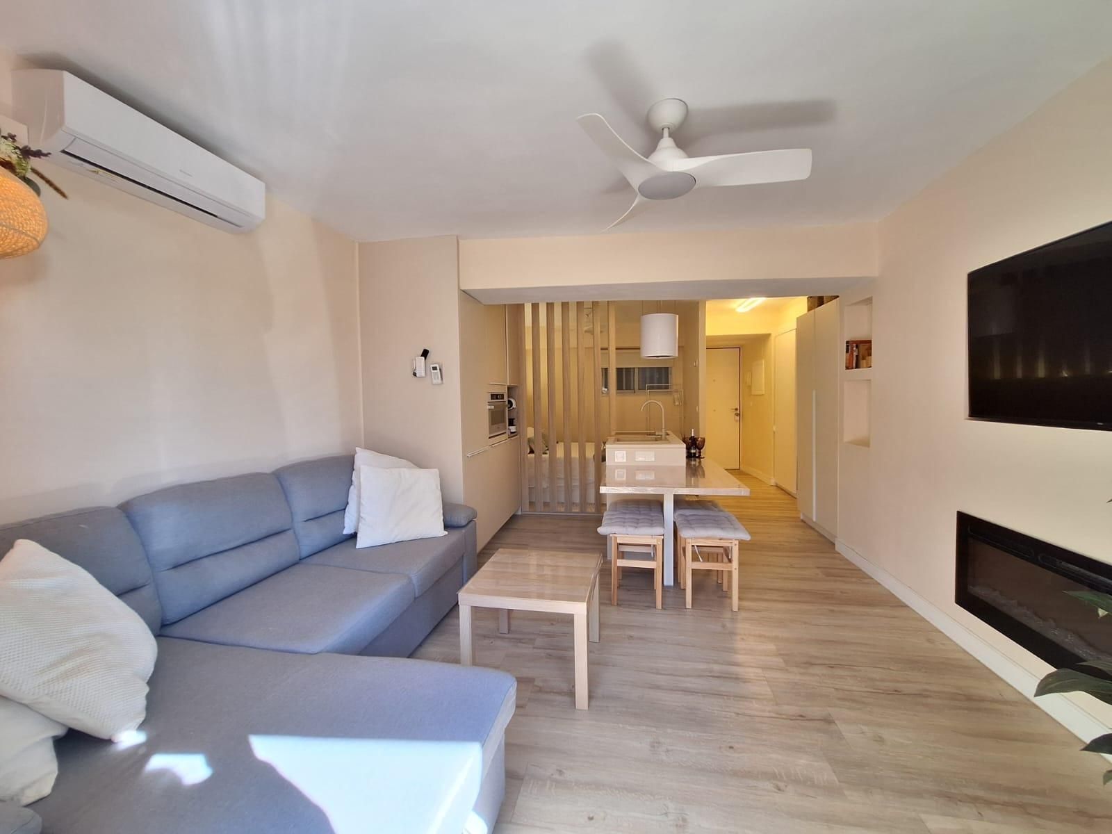 Sala d'estar de Apartament en venda en Cullera amb Aire condicionat i Balcó