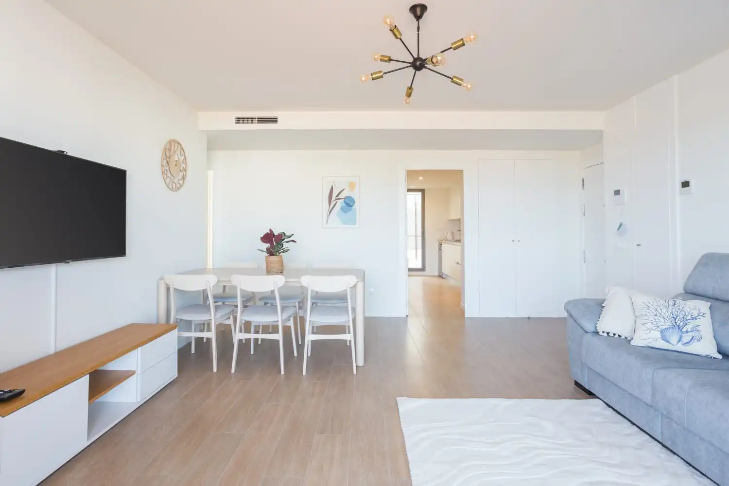 Sala de estar de Apartamento en venta en Dénia con Aire acondicionado, Calefacción y Jardín privado