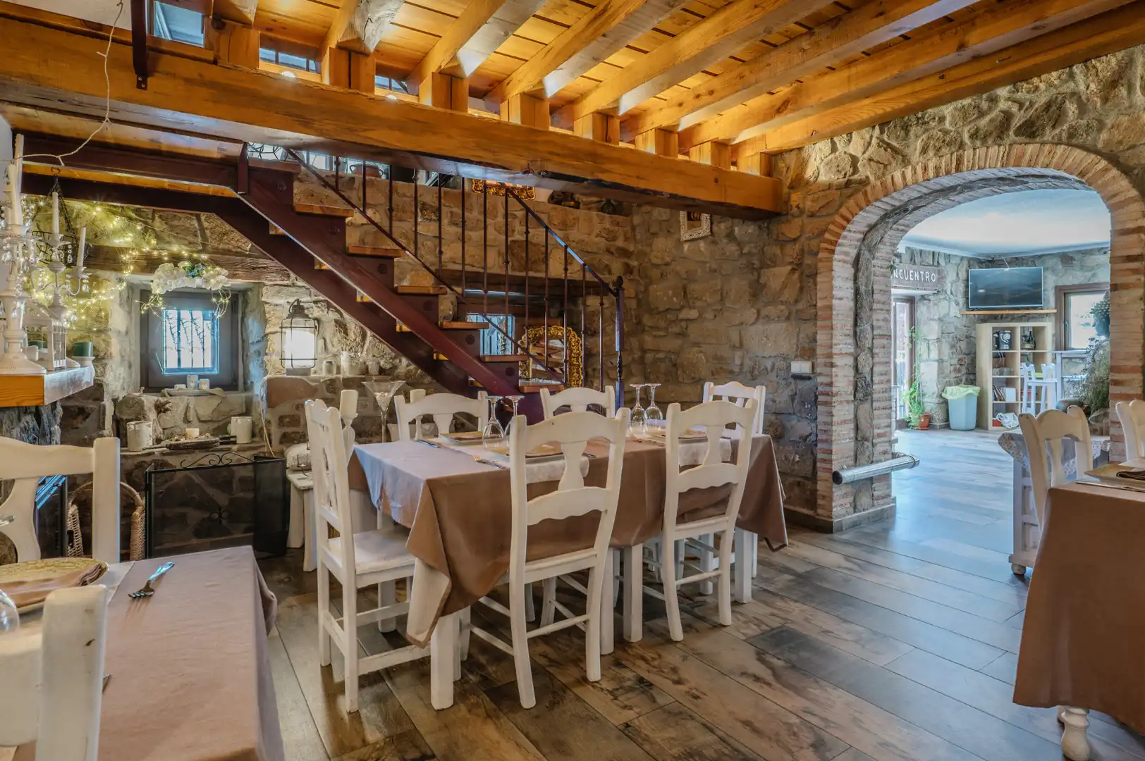 Comedor de Casa o chalet en venta en Santa María de la Alameda con Aire acondicionado, Calefacción y Terraza