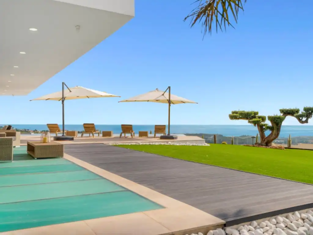 Terraza de Casa o chalet en venta en Altea con Aire acondicionado, Calefacción y Jardín privado