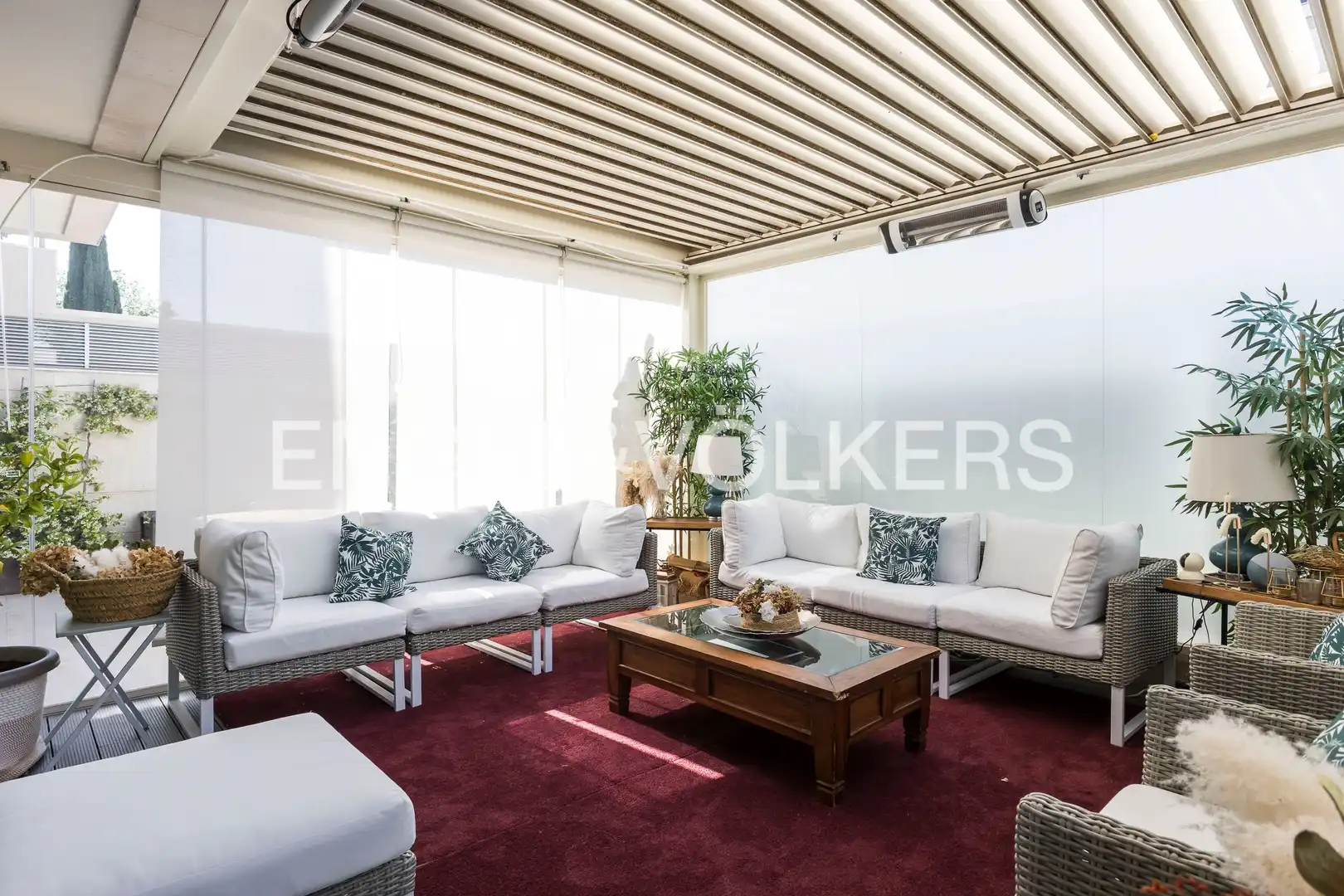 Terraza de Apartamento en venta en Pozuelo de Alarcón con Aire acondicionado, Calefacción y Jardín privado