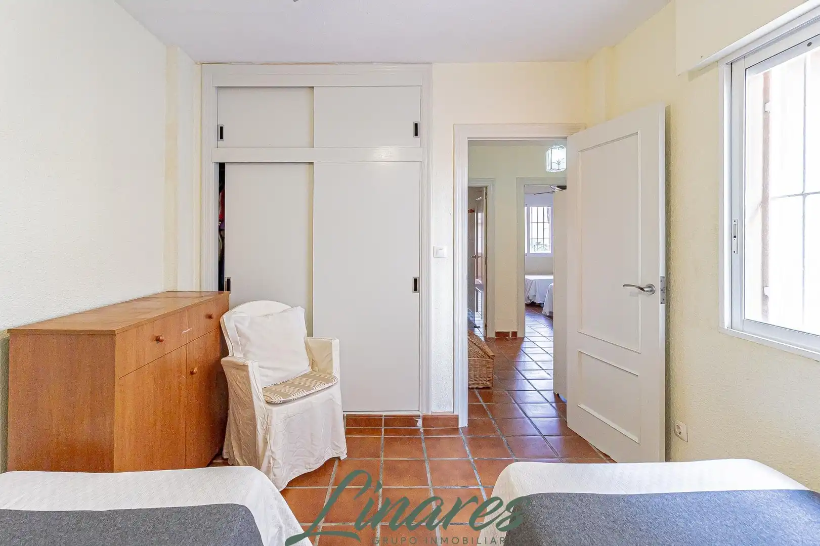 Dormitori de Casa o xalet en venda en La Manga del Mar Menor amb Aire condicionat, Jardí privat i Terrassa