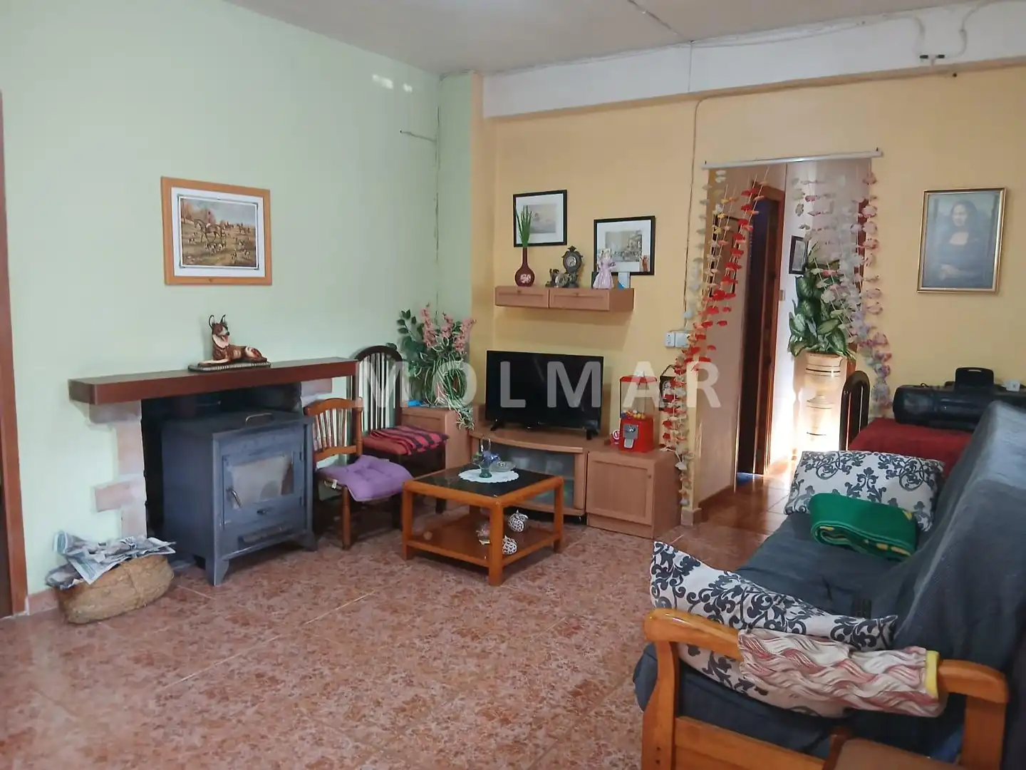 Sala de estar de Finca rústica en venta en Carlet con Jardín privado y Piscina