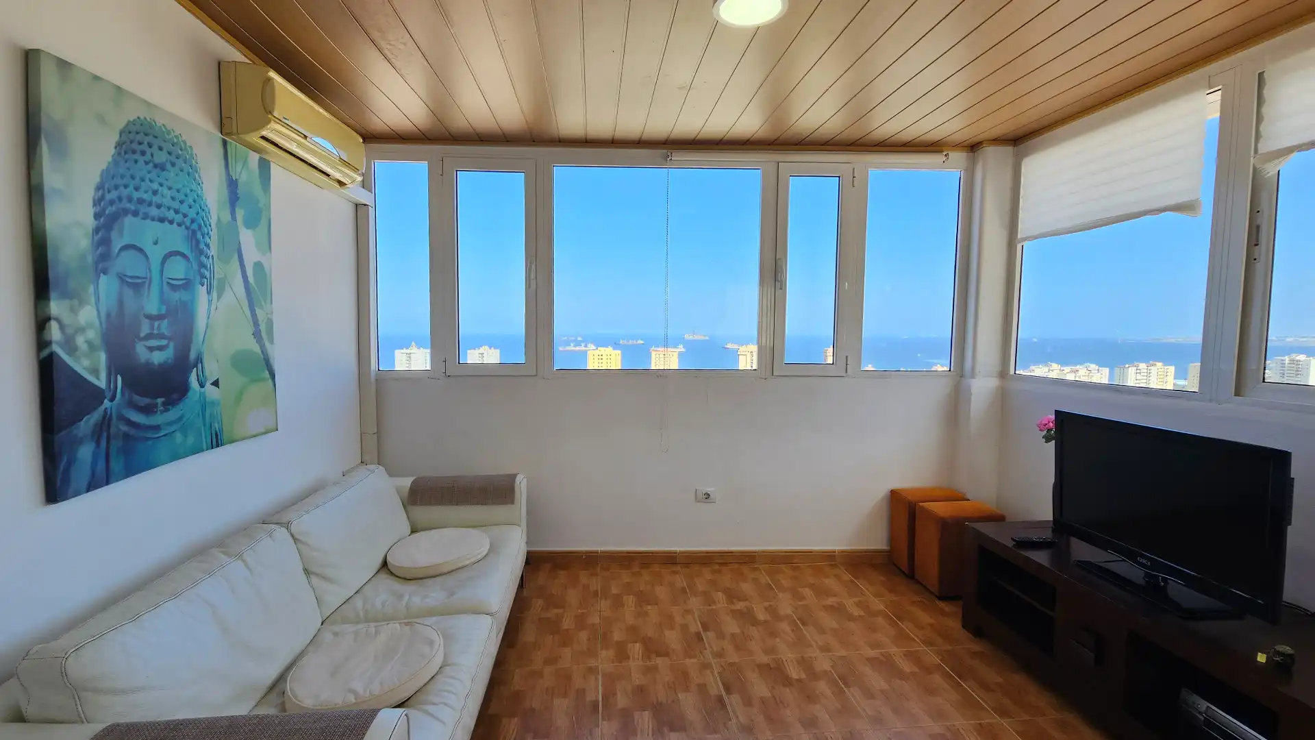 Sala de estar de Ático en venta en Las Palmas de Gran Canaria con Aire acondicionado y Amueblado