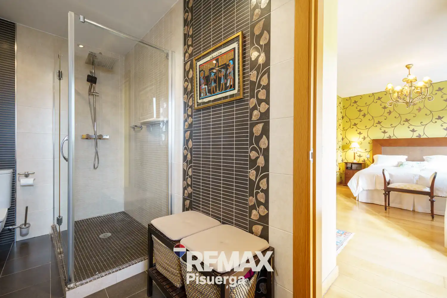 Baño de Casa o chalet en venta en Valladolid con Aire acondicionado, Jardín privado y Terraza