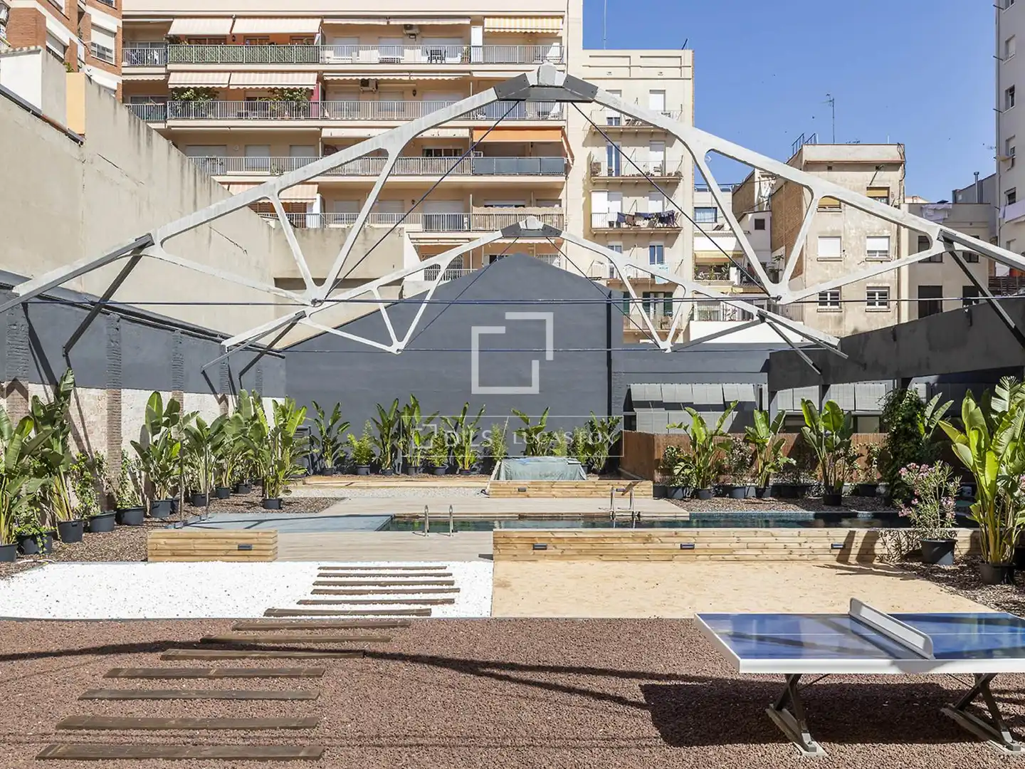 Terraza de Piso de alquiler en Barcelona con Aire acondicionado, Parquet y Terraza