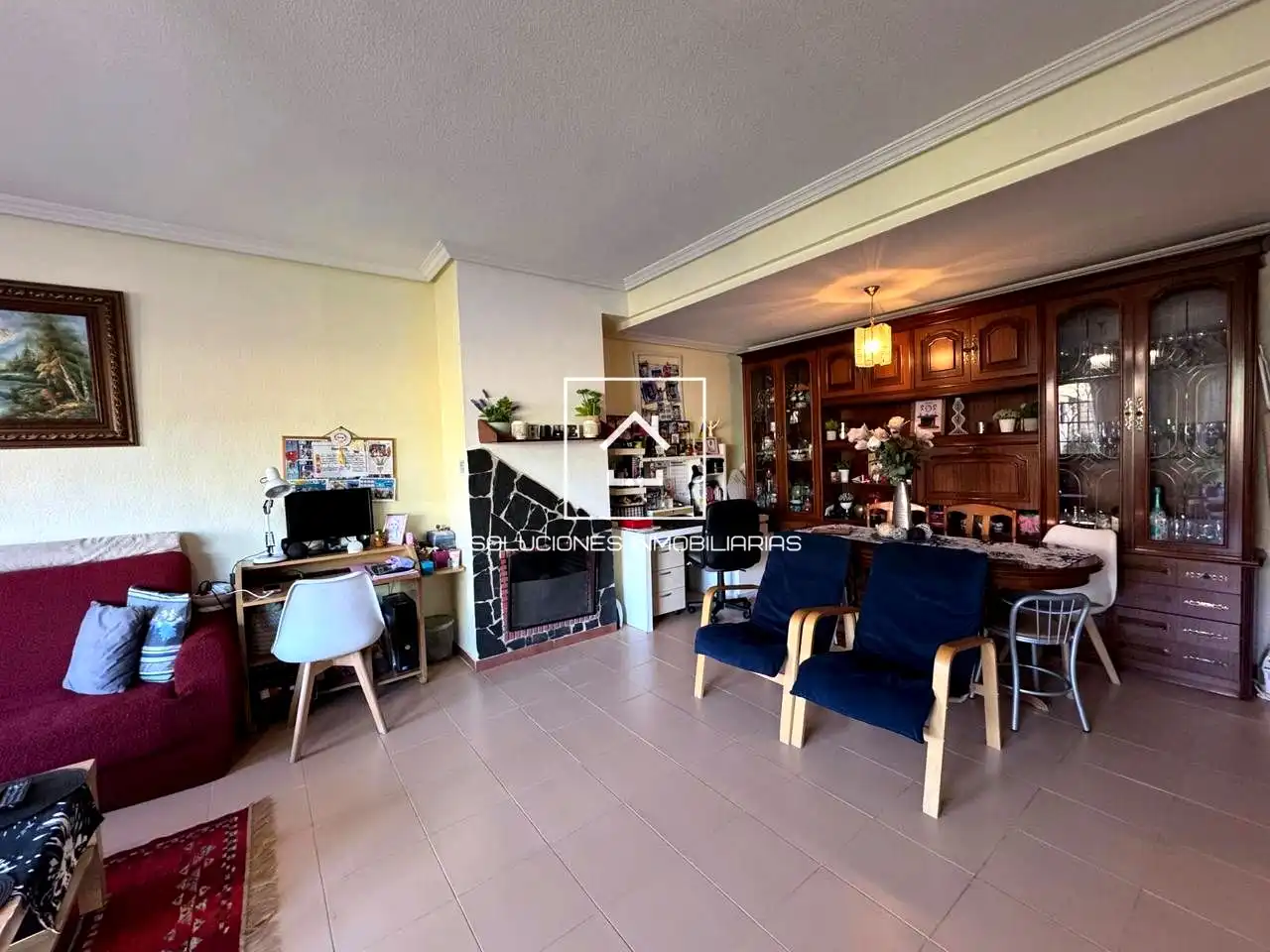 Living room of Houses for sale in Meco  with Private garden and Swimming Pool