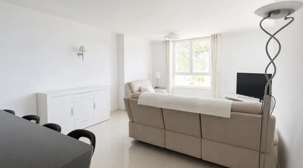 Sala de estar de Apartamento en venta en Calvià con Aire acondicionado, Terraza y Piscina comunitaria