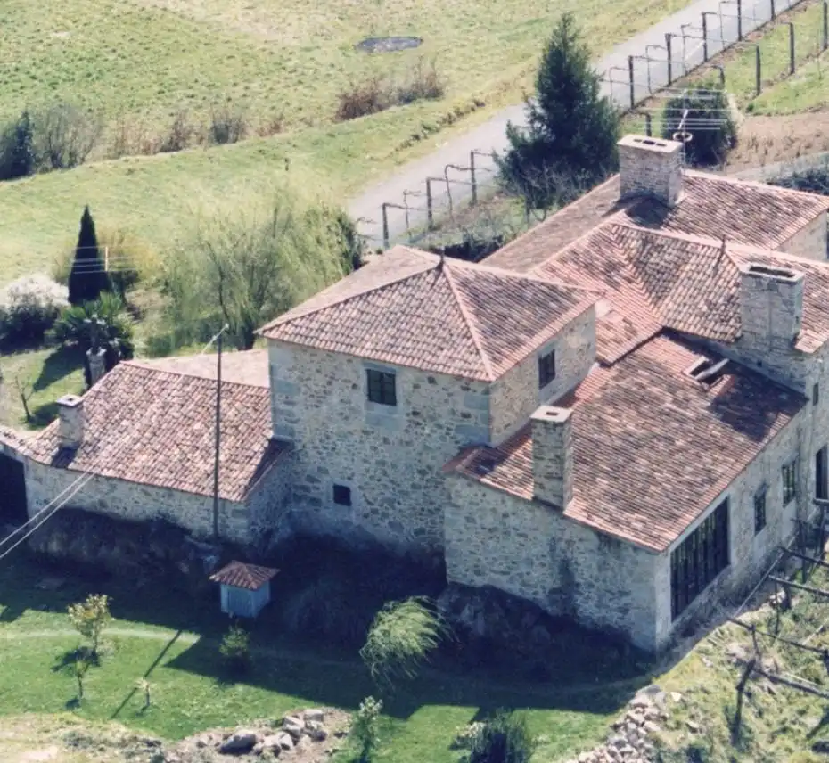 Vista exterior de Finca rústica en venta en Teo con Calefacción, Jardín privado y Terraza