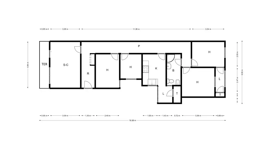 Flat for sale in Valencia  with Balcony