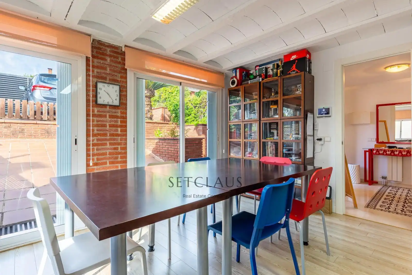 Comedor de Casa adosada en venta en Teià con Aire acondicionado, Calefacción y Jardín privado