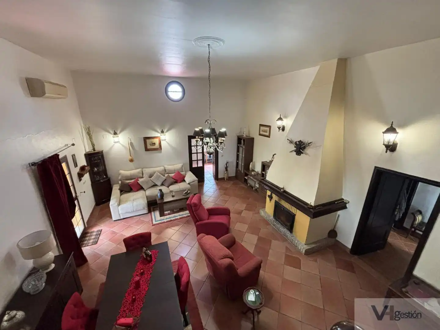 Sala de estar de Finca rústica en venta en Morón de la Frontera con Aire acondicionado, Calefacción y Terraza