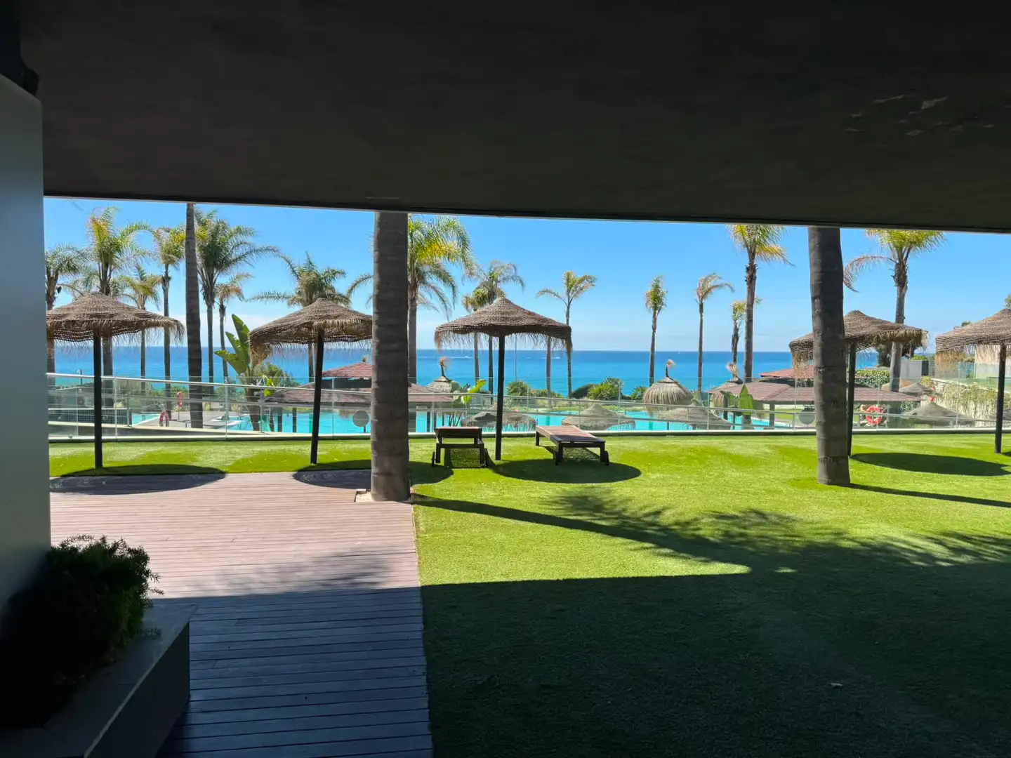 Terraza de Apartamento en venta en Mijas con Aire acondicionado, Calefacción y Parquet