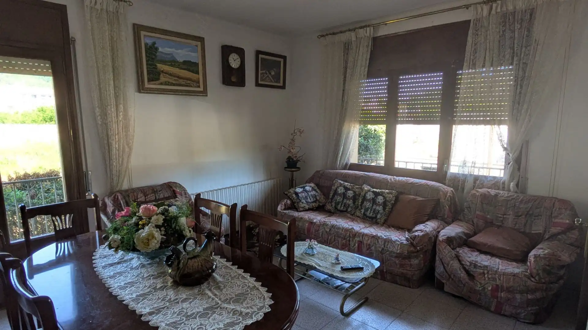 Sala d'estar de Casa o xalet en venda en Amer amb Calefacció, Jardí privat i Terrassa