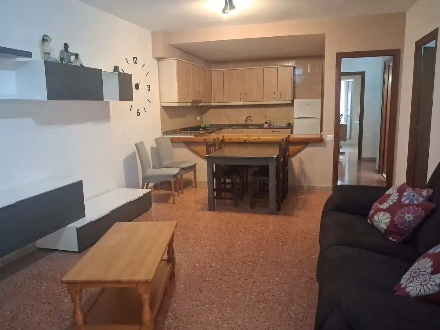 Kitchen of Flat for rent in Benicarló  with Terrace and Furnished